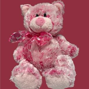 Ty Pink and White Stuffed Animal
